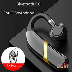 GUPBOO Casque Bluetooth mains libres X9, X10, avec microphone, commande vocale