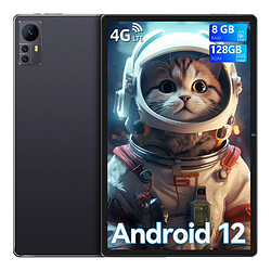 VANWIN Tablette 10,1 Pouces 8Go RAM 128Go ROM(1 To TF), Double SIM 4G LTE+5G, tablette avec Caméra 8+13MP, 1920x1200 IPS FHD+, tablette tactile 7560mAH, Bluetoth5.0-Noir