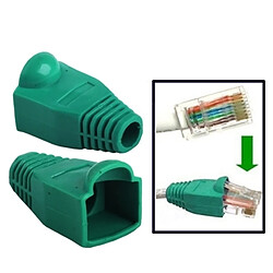 Wewoo Vert pour RJ45, 500 pcs câble réseau couvre-bouchon