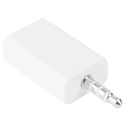 Wewoo Splitter blanc pour iPhone 5 / 4 & 4S / iPad 4 / Nouvel / Samsung / HTC / Nokia / Autre périphérique audio avec Jack 3,5 mm Adaptateur de répartiteur de casque Jack stéréo 3,5 mm,