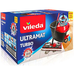 Ensemble vadrouille plate rotative Vileda Ultramat Turbo box super pratique