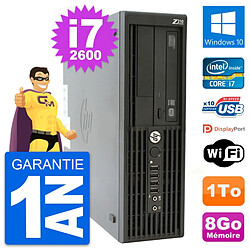 PC HP WorkStation Z210 SFF Core i7-2600 RAM 8Go Disque 1To Windows 10 Wifi - Occasion