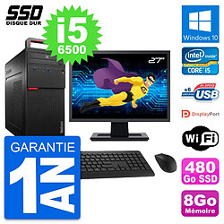 PC Tour Lenovo M700 Ecran 27" Intel i5-6500 RAM 8Go SSD 480Go Windows 10 Wifi · Occasion 