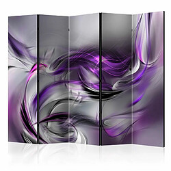 Paris Prix Paravent 5 Volets Purple Swirls II 172x225cm