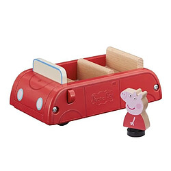 Peppa Pig voiture en bois rouge