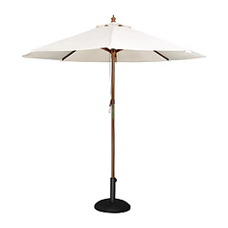 Parasol de Terrasse Écru Professionnel à Poulie Diamètre 3 m - Bolero