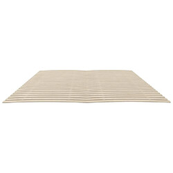 Vidaxl Sommiers à lattes avec 48 lattes 2 pcs 90x200 cm