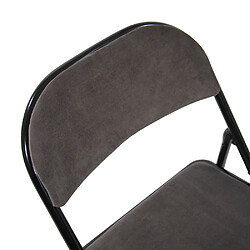 Avis Chaise visiteur / Chaise de conférence / Pliante TUDELA I velours gris foncé hjh OFFICE