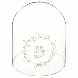 Bougie avec Cloche en Verre Jardin 145g Vert