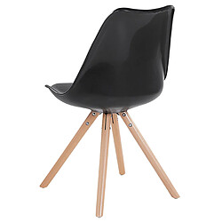 Beliani Chaise de salle à manger Set de 2 Noir DAKOTA pas cher