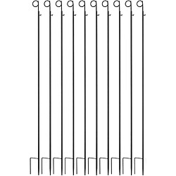 Esschert Garden Support pour guirlande et éclairages extérieurs (Lot de 10).