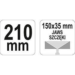 YATO YT-5142-quille et pinces 205 mm