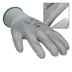 Avis ECD Germany 60 Paires de Gants de Travail en PU - Taille 11-XXL - Gris - Élastique - Protection Usages Multiples - pour Mécanicien Constructeurs Travail de Jardin Bricolage Activités Montage