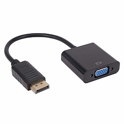 INECK® Adaptateur noir DisplayPort mâle vers VGA femelle