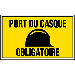 Panneau Novap Port du casque obligatoire 4160436