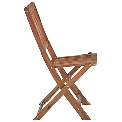 Acheter Maison Chic Lot de 2 Chaises pliables d'extérieur| Chaises Relax de jardin Bois d'acacia solide -GKD80966