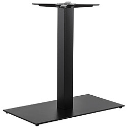 Alterego Pied de table 'NERO XL' 75 noir en métal