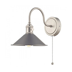 Luminaire Center Applique murale Hadano Étain antique,chrome antique 1 ampoule 20cm Coloris : Étain antique,chrome antiqueNombre d'ampoules : 1Type d'ampoule : E14Ampoules incluses : NonIP20Hauteur en Cm : 20Largeur en Cm : 18Profondeur en Cm : 27,5