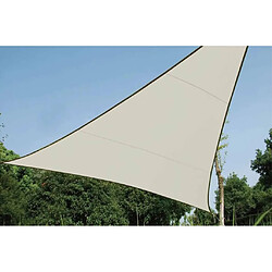 Perel Voile d'ombrage triangulaire 3,6 m Couleur crème GSS3360