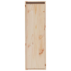 Avis vidaXL Armoire murale 30x30x100 cm Bois de pin massif