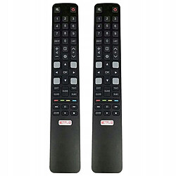 GUPBOO Télécommande Universelle de Rechange Pour téléviseur intelligent TCL 32S6000S 40S6000FS 43S6000FS U55P