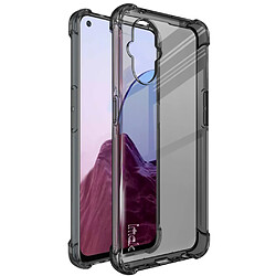 Coque en TPU IMAK airbags aux quatre coins, antichoc, transparent noir pour votre OnePlus Nord N20 5G