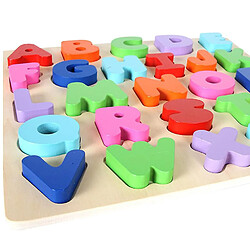 Avis Universal Tableau de puzzle en bois jouet alphabet couleur 3D jouet éducatif précoce