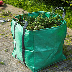 Icaverne Inedit Jardinage edition Washington Nature Sac à déchets de jardin carré Vert 148 L