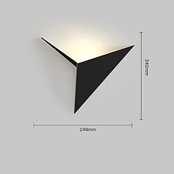 Avis Universal Petite applique murale de grue en papier de 24cm, lumière de chauffage de 220V LED lumière décorative de salon moderne simple, créative et chaude chambre à coucher lampe de chevet couloir, noir