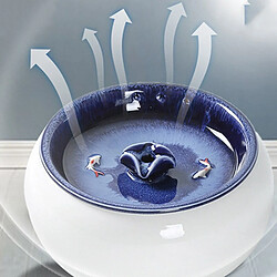 Universal Fontaine d'eau potable pour chat en céramique électrique Bol d'eau pour chat et chien Distributeur automatique de fontaine pour chat | Alimentation pour chien