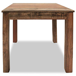 Acheter vidaXL Table à manger bois de récupération mélangé 82x80x76 cm