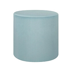 Beliani Pouf en velours vert menthe d 47 cm LOVETT