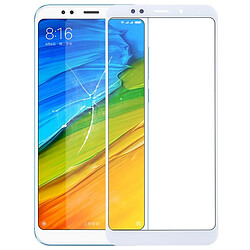 Wewoo Écran avant lentille en verre pour Xiaomi Redmi 5 Plus (blanc)