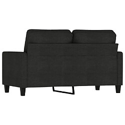 Acheter vidaXL Canapé à 2 places Noir 120 cm Tissu