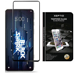 Vitre en verre trempé Full cover noir pour Xiaomi Black Shark 5 5G - XEPTIO