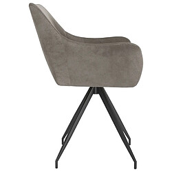 Decoshop26 Lot de 2 chaises de salle à manger cuisine design moderne velours gris clair CDS020508 pas cher