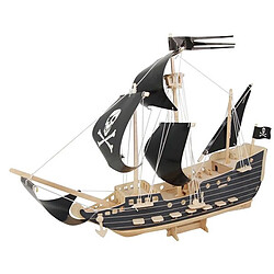 Maquette en bois Bateau pirate - Quay 