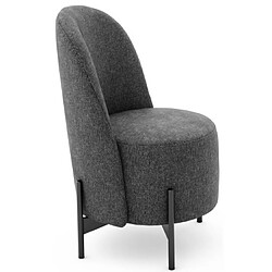 SAMOA SALON Fauteuil tissu Fauteuil EBE Anthracite