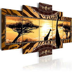 Paris Prix Tableau Imprimé African Giraffes 50 x 100 cm 