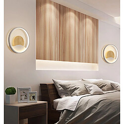 Acheter Stoex Applique Murale D'Intérieur À Led Lampe Murale Moderne Applique Murale Ronde Pour Salon, Chambre À Coucher, Couloir, Escaliers, Blanc Chaud, Blanc