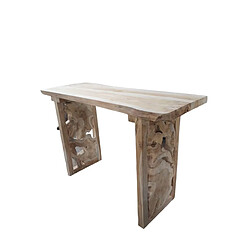 Console Romimex Naturel bois de teck 120 x 80 x 40 cm 