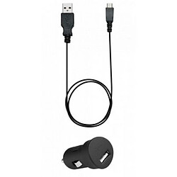 Blueway Mini chargeur allume-cigare universel 1A pour connectique micro USB Noir