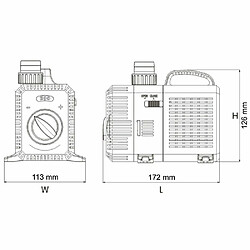 Avis Helloshop26 Pompe à eau de bassin filtre filtration cours d'eau eco 3000 litres par heure 10 watts koi 16_0002038