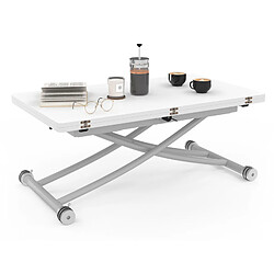 Idmarket Table URBANA plateau blanc