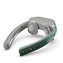 M43 2-Head Smart USB Cervical Cervical Spine Massager Négatif Sans fil télécommande de la télécommande pliante d'impulsion d'impulsion et de col de cou