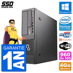 PC Fujitsu Esprimo E720 E85+ DT Intel G3220 RAM 4Go SSD 960Go Windows 10 Wifi · Occasion 