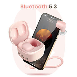 Avis Écouteurs sans fil Bluetooth 5.3 So Seven Rose design Ultra Compact