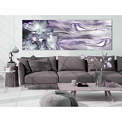 Paris Prix Tableau Lilies & Waves Narrow Pale Violet 40 x 120 cm