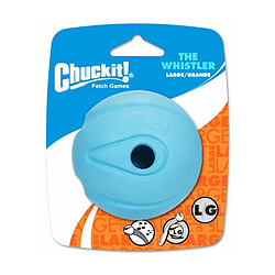 CHUCKIT! The whistler 1-PK - Balle qui siffle L en caoutchouc Ø 7,5cm - Pour chien