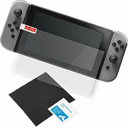 Kit de protection d'écran Gioteck en verre trempé premium 9H pour Nintendo Switch Transparent